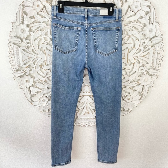 {Re/done} High-Rise Ankle Crop Comfort Stretch, Size 30 - Picture 6 of 11